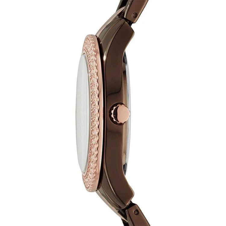 商品Fossil|Women's Stella Two-Tone Stainless Steel Bracelet Watch 38mm ES4079,价格¥757,第3张图片详细描述