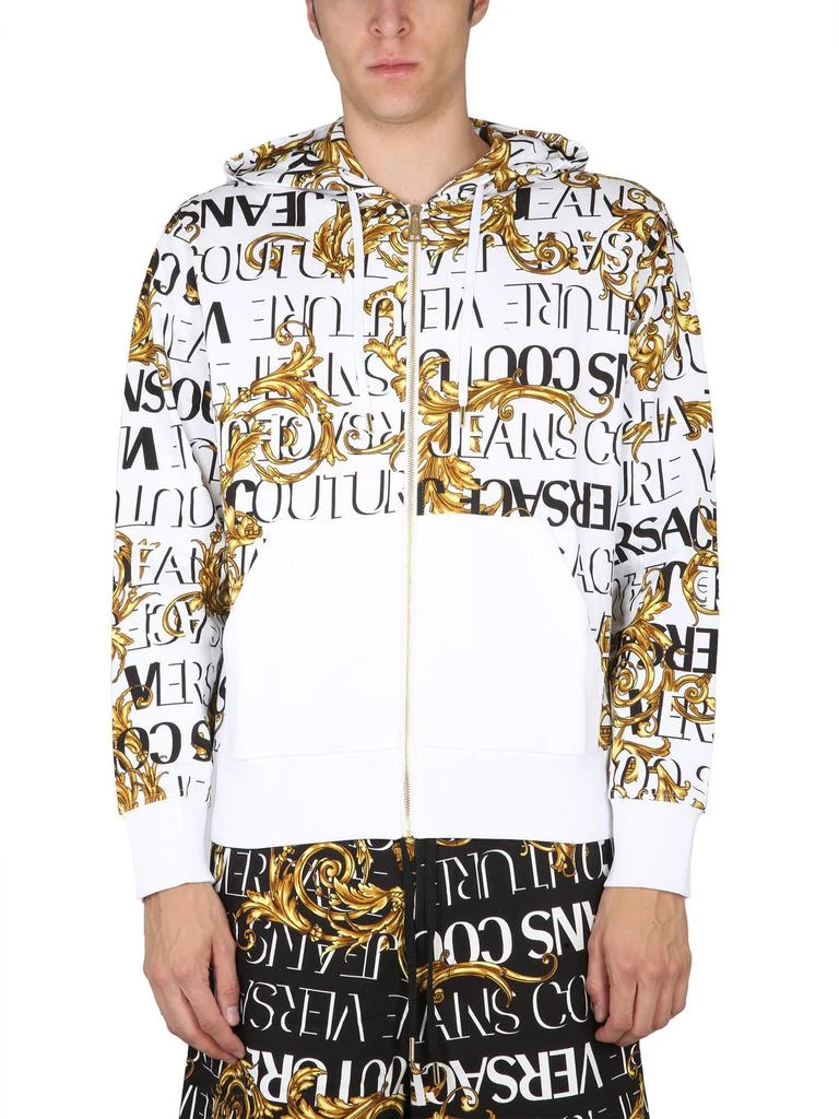 商品Versace|Versace Jeans Couture Zipper Hoodie,价格¥2241,第1张图片