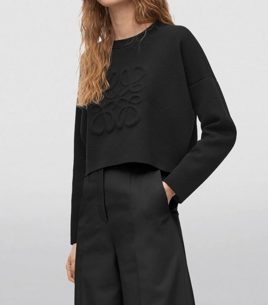商品Loewe|Anagram Cropped Sweater,价格¥10680,第3张图片详细描述