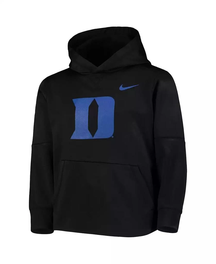 商品NIKE|Big Boys Black Duke Blue Devils Logo Ko Pullover Performance Hoodie,价格¥290,第3张图片详细描述