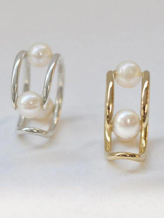 商品ZOENA|Mechanism Pearl Ring,价格¥454,第2张图片详细描述