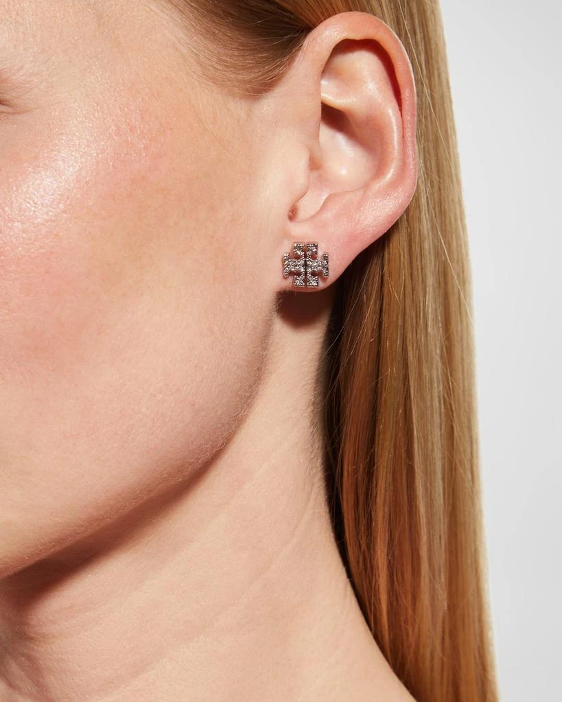 商品Tory Burch|Miller Pave Stud Earring,价格¥775,第2张图片详细描述