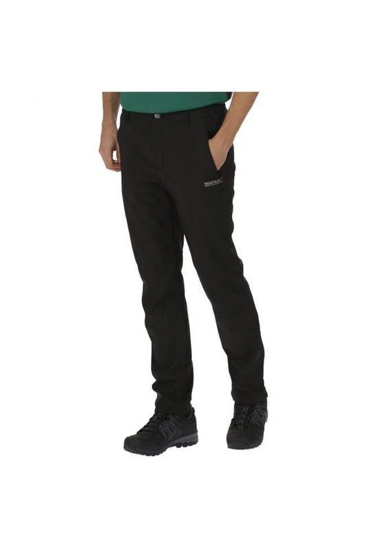 商品Regatta|Regatta Great Outdoors Mens Adventure Tech Geo II Regular Leg Softshell Trousers (Black),价格¥326,第1张图片