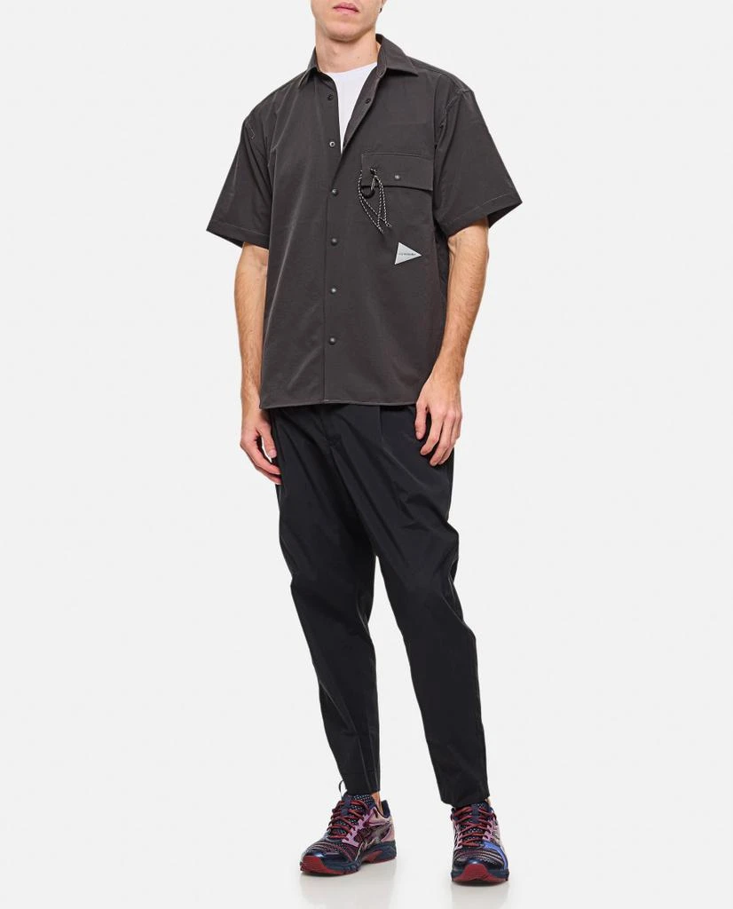 商品And Wander|Short Sleeve Button-Down Shirt With Welt Pocket,价格¥1393,第2张图片详细描述