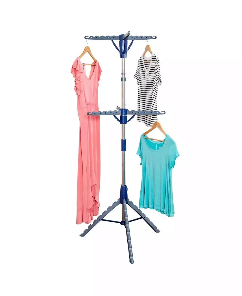 商品Honey Can Do|Collapsible 2 Tier Tripod Clothes Drying Rack,价格¥445,第5张图片详细描述