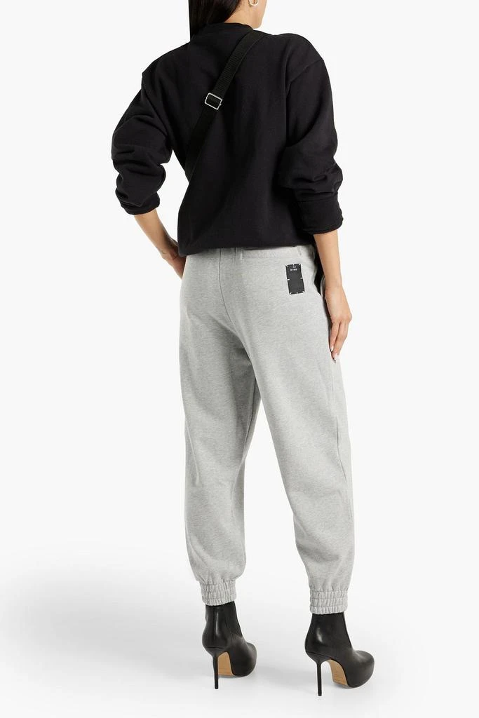 商品Alexander McQueen|Appliquéd French cotton-terry track pants,价格¥539,第3张图片详细描述