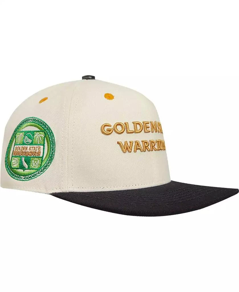 商品Pro Standard|Men's Cream, Black Golden State Warriors Album Cover Snapback Hat,价格¥299,第1张图片