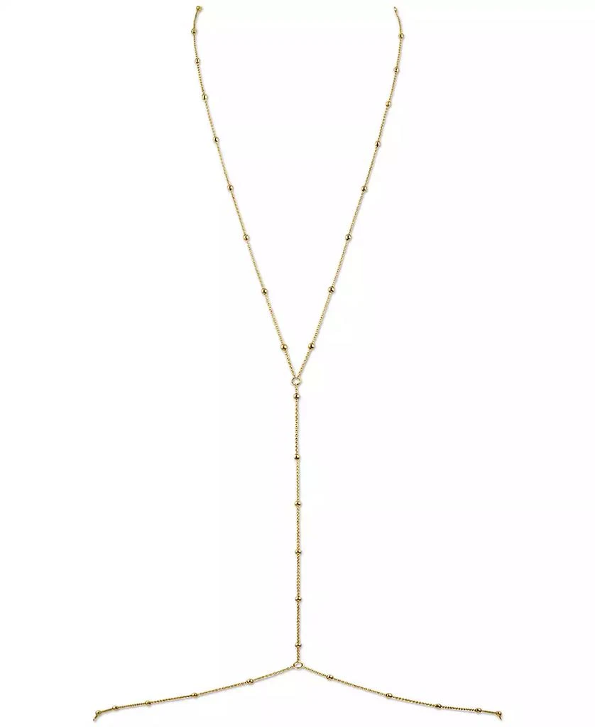商品OMA THE LABEL|18k Gold-Plated Dainty Bead Body Chain,价格¥518,第1张图片