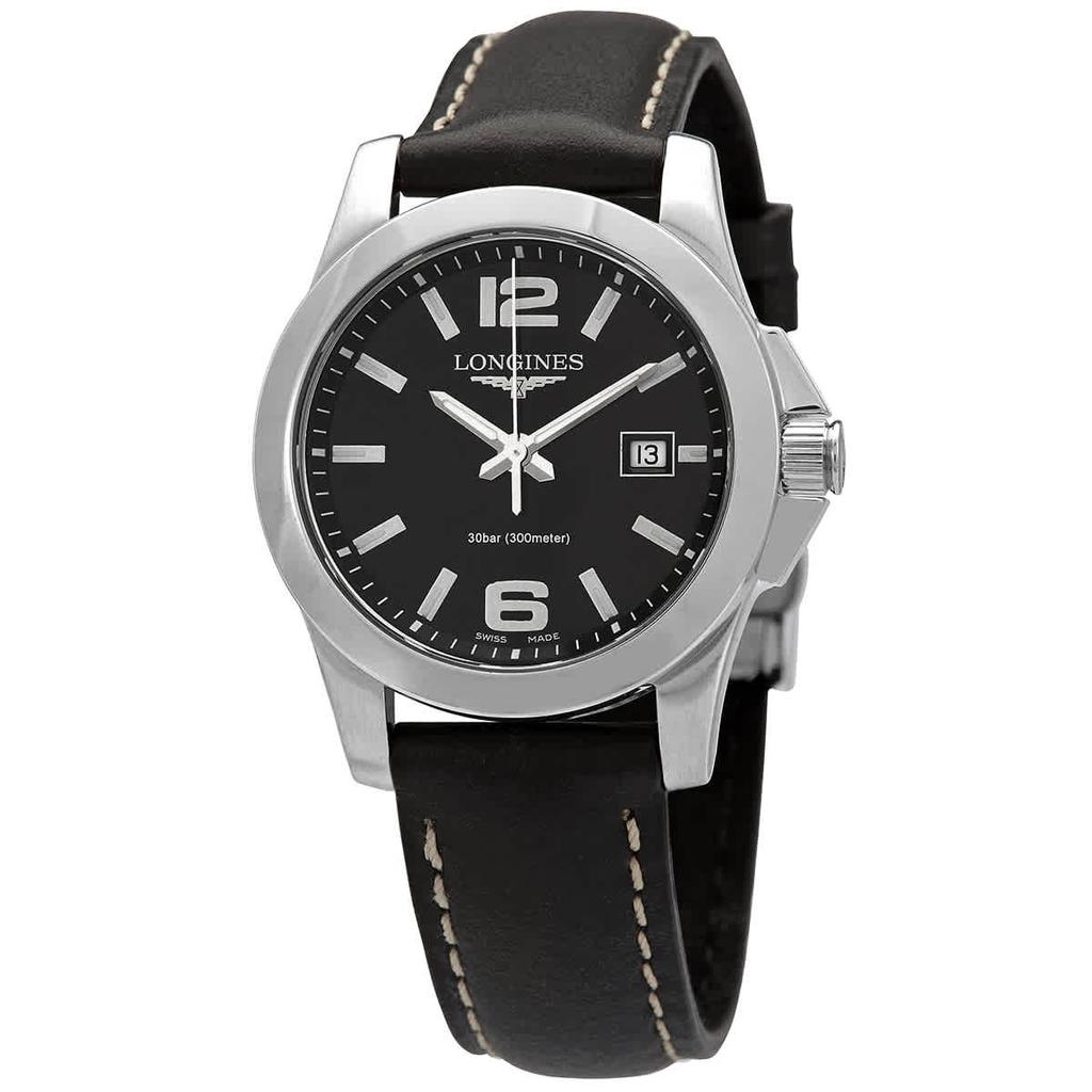 Conquest Quartz Black Dial Ladies Watch L3.376.4.58.3商品第1张图片规格展示