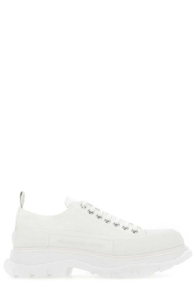 商品Alexander McQueen|Alexander McQueen Tread Sleek Lace-Up Sneakers,价格¥2845-¥3939,第1张图片