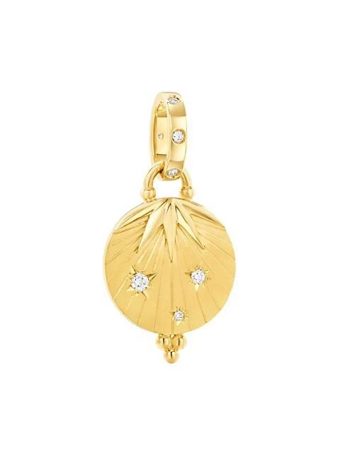 商品Temple St. Clair|Amor 18K Yellow Gold & Diamond Pendant,价格¥22070,第1张图片