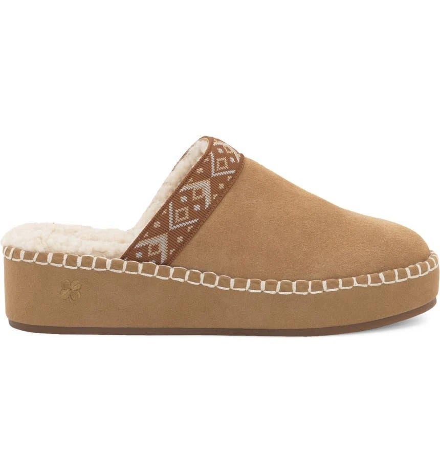 商品Lucky Brand|Lezliey Wedge Slipper,价格¥271,第3张图片详细描述