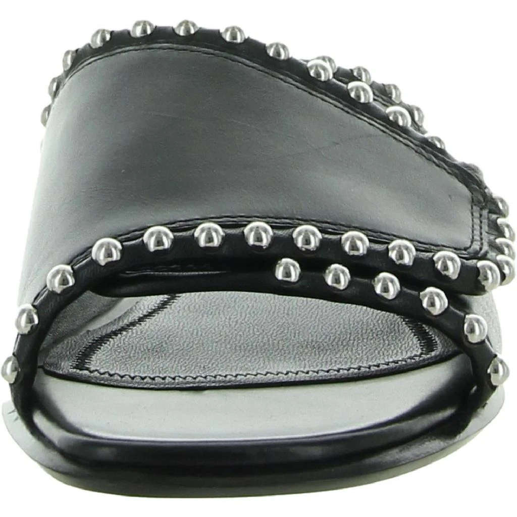 商品Alexander Wang|Alexander Wang Womens Leidy Leather Studded Slide Sandals,价格¥1137,第2张图片详细描述