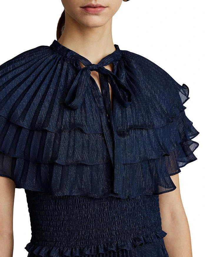 商品Zac Posen|Pleated Cape Gown,价格¥3560,第2张图片详细描述