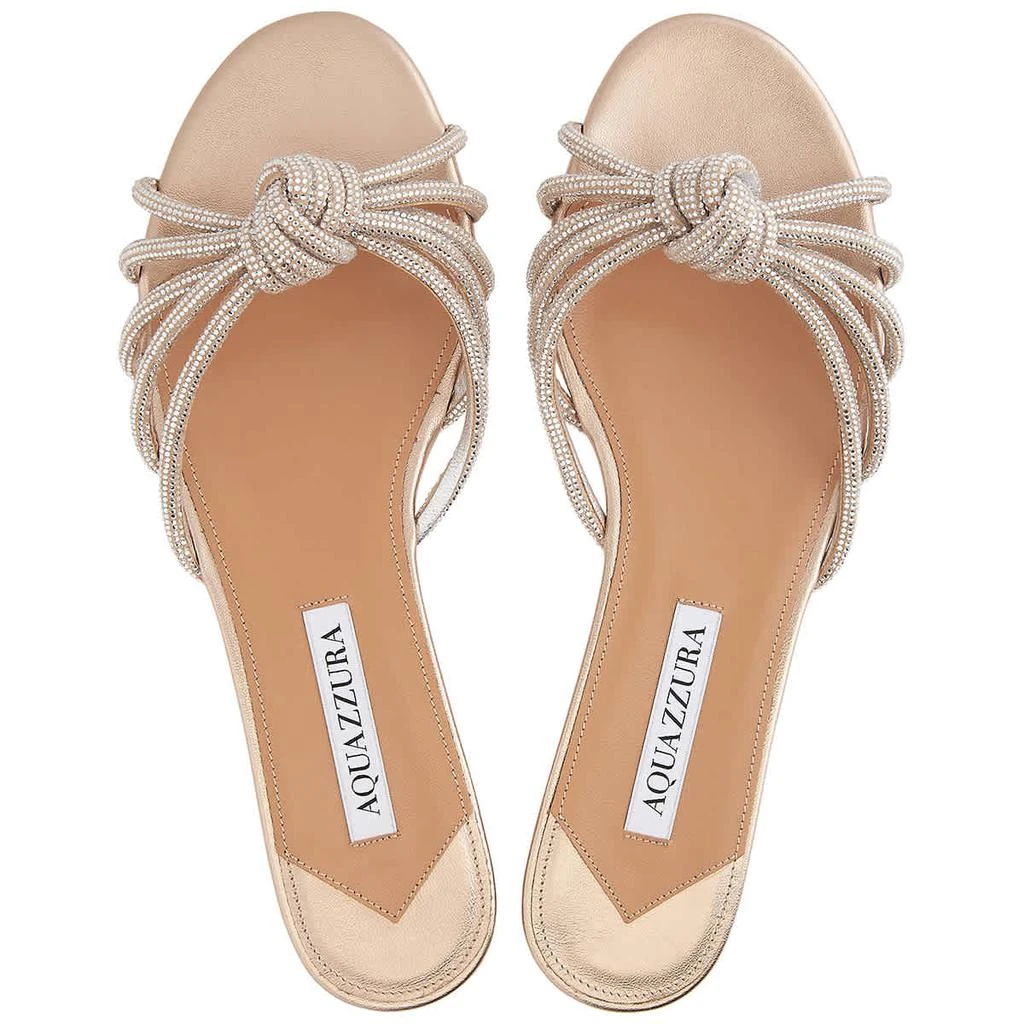 商品Aquazzura|Ladies Light Copper Celeste Flat Sandals,价格¥1191,第3张图片详细描述