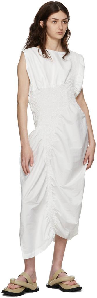 White Wavelet Maxi Dress商品第4张图片规格展示