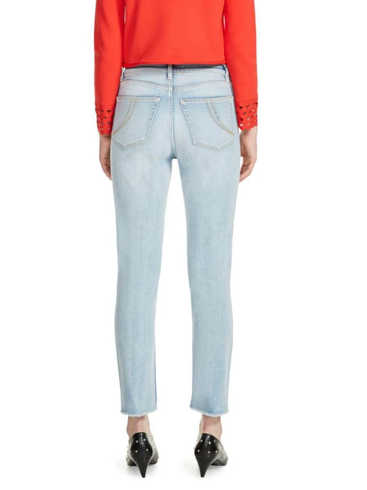 商品Maje|Paolo Embroidered Distressed Jeans,价格¥984,第2张图片详细描述
