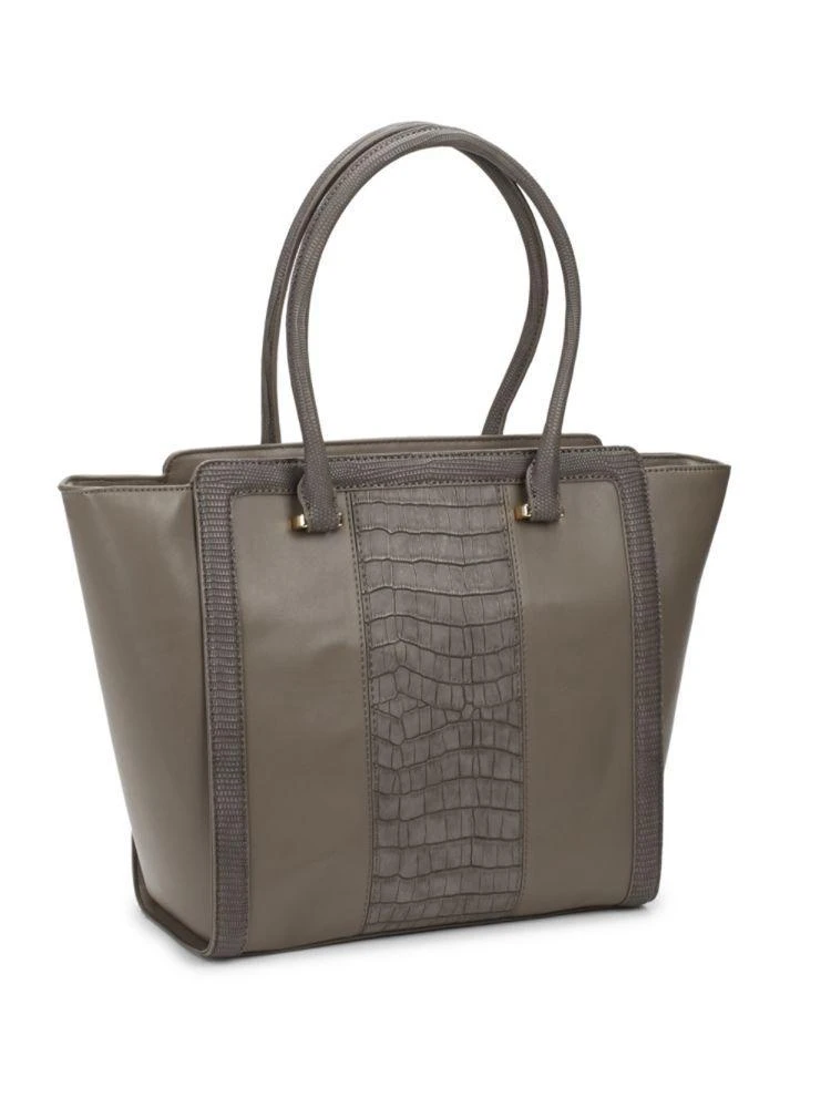 商品Moschino|Zip Faux Leather Tote,价格¥1062,第4张图片详细描述