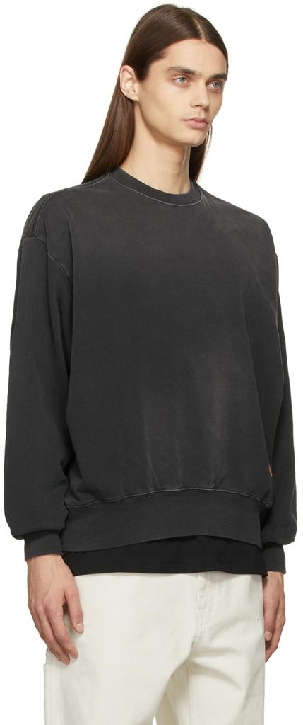 Black Relaxed Sweatshirt商品第2张图片规格展示