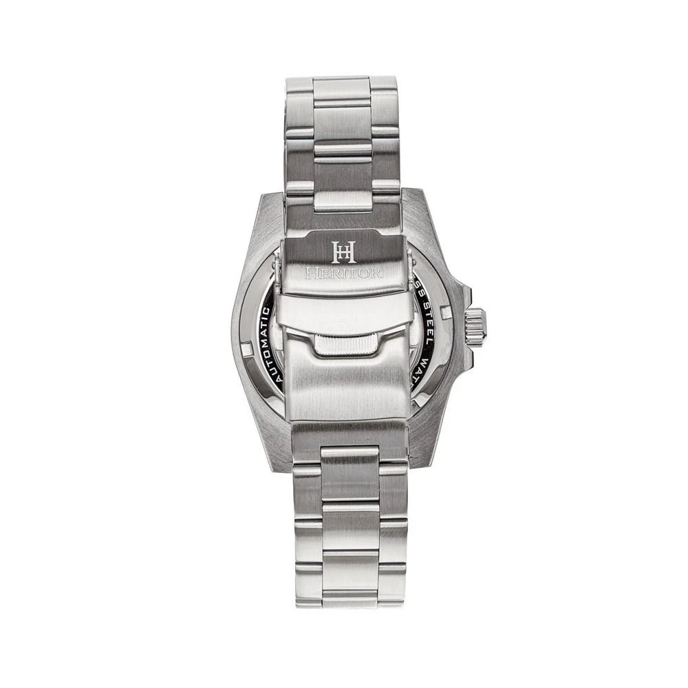 商品Heritor Automatic|Men Luciano Stainless Steel Watch - Black, 41mm,价格¥1396,第2张图片详细描述