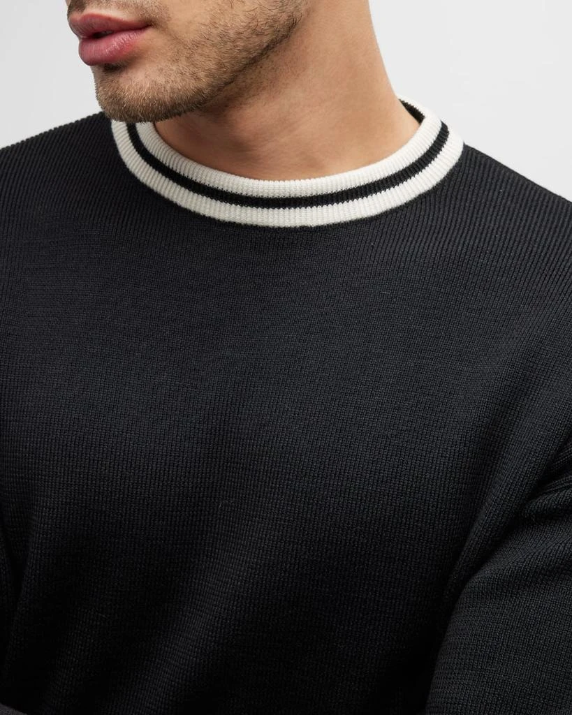 Men's Track Band Wool Sweater 商品