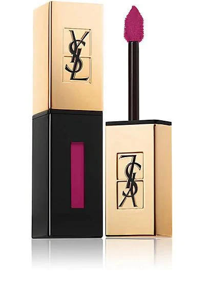 商品Yves Saint Laurent|Rouge Pur Couture À Lèvres Glossy Stain Pop Water - 204 Onde Rose,价格¥175,第1张图片