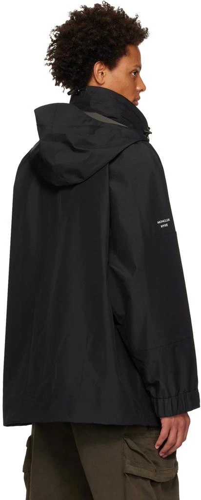 商品Moncler|4 Moncler HYKE Black Rhonestock Coat,价格¥17590,第3张图片详细描述