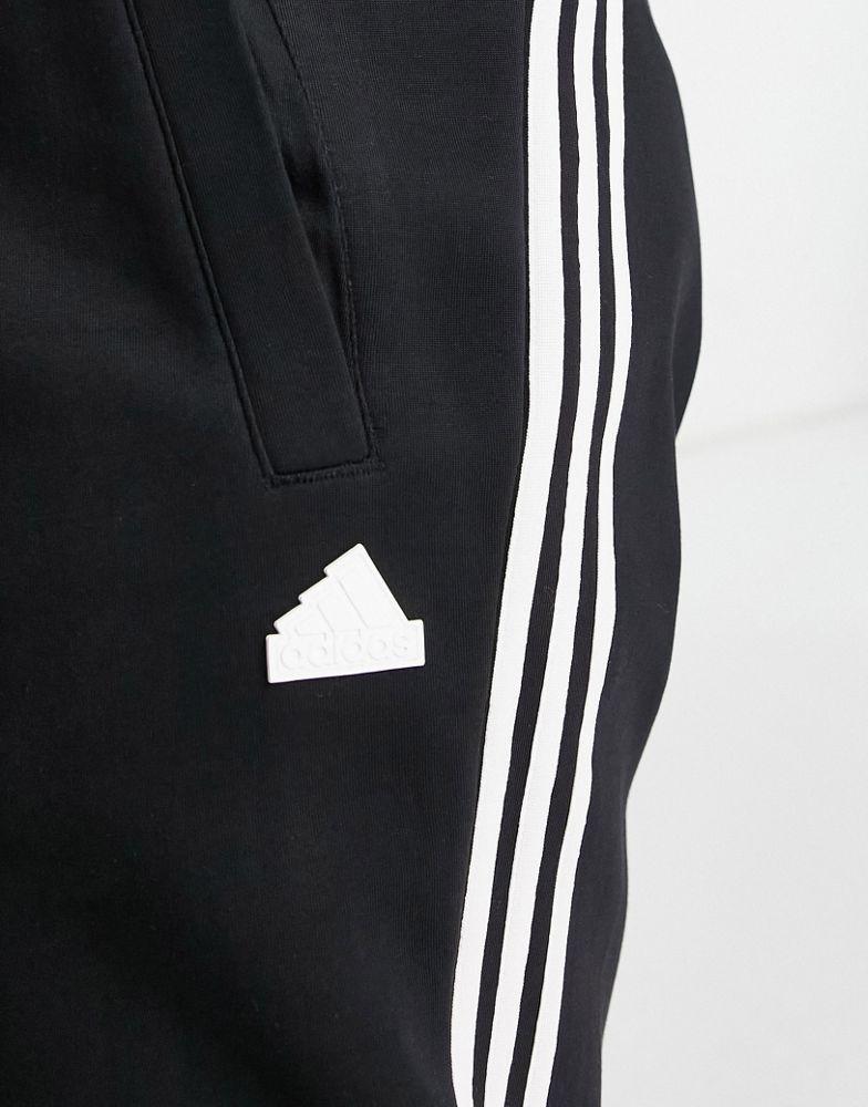 商品Adidas|adidas Sportswear Plus 3 stripes joggers in black,价格¥465,第4张图片详细描述