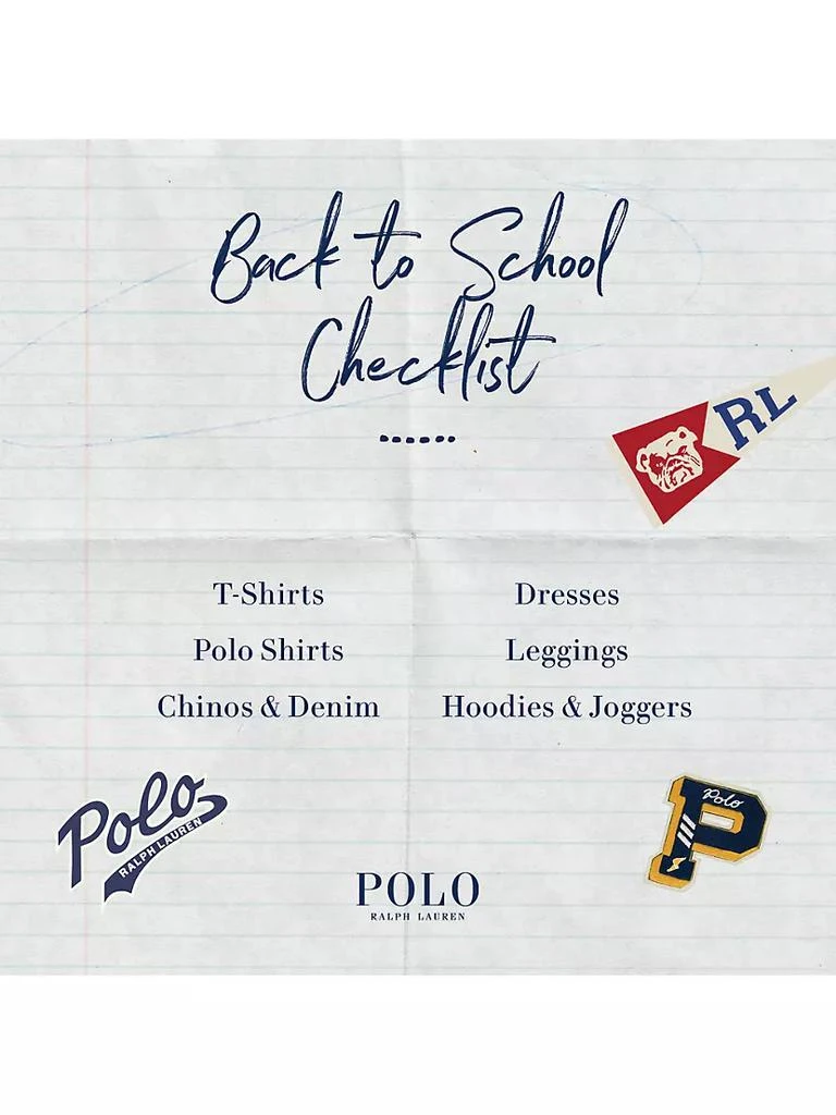 商品Ralph Lauren|Little Boy's & Boy's Long-Sleeve Rugby Polo Shirt,价格¥382,第4张图片详细描述