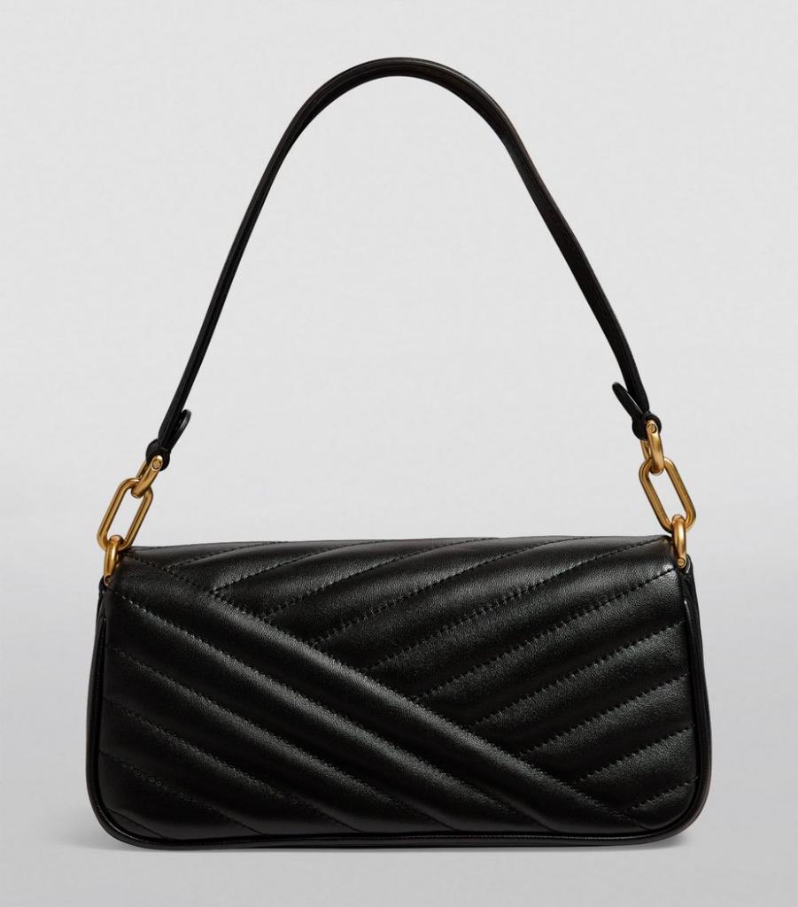 商品Tory Burch|Leather Kira Chevron Shoulder Bag,价格¥3830,第6张图片详细描述