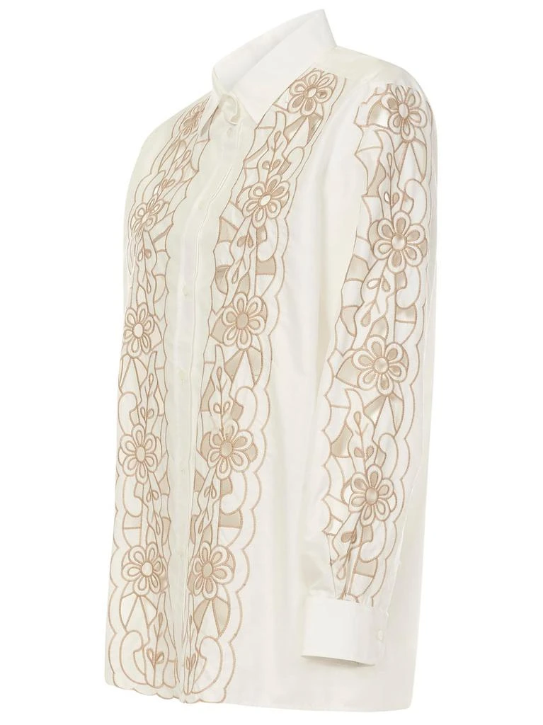 商品RED Valentino|REDValentino Cut-Out Long-Sleeved Shirt,价格¥2301,第3张图片详细描述