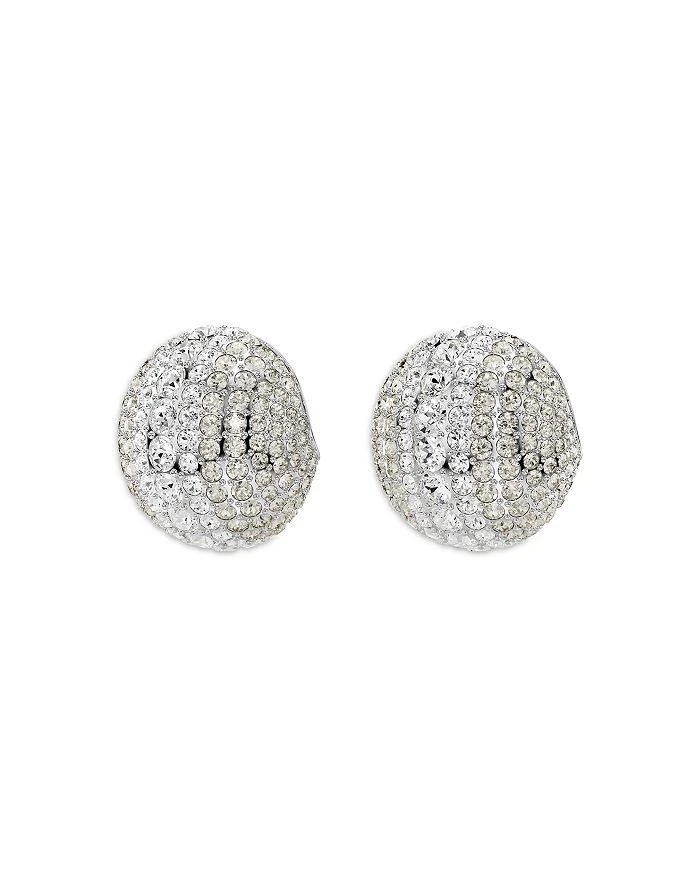 商品Swarovski|Sublima Crystal Clip On Drop Earrings in Rhodium Plated,价格¥3613,第5张图片详细描述