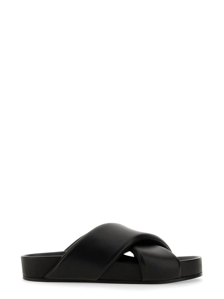 Jil Sander Men's  Black Other Materials Sandals商品第1张图片规格展示
