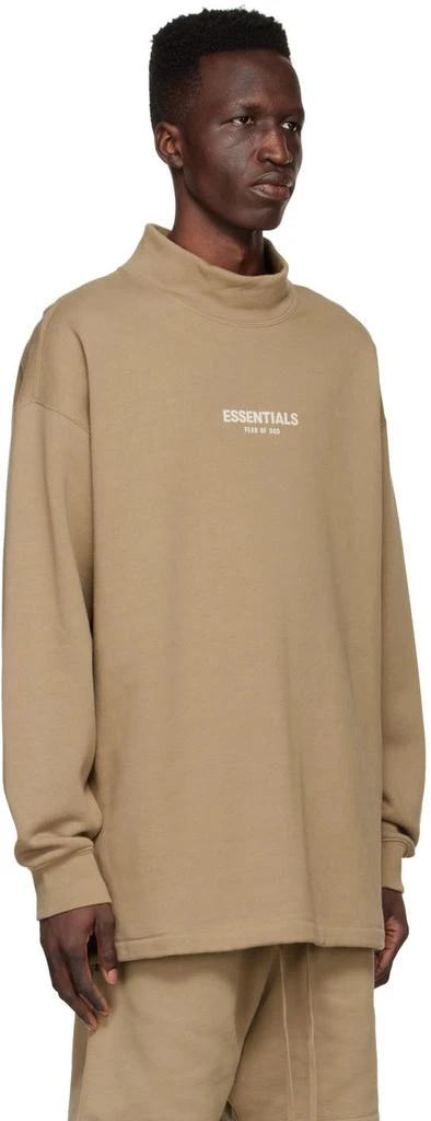 商品Essentials|Tan Cotton Sweatshirt,价格¥495,第2张图片详细描述