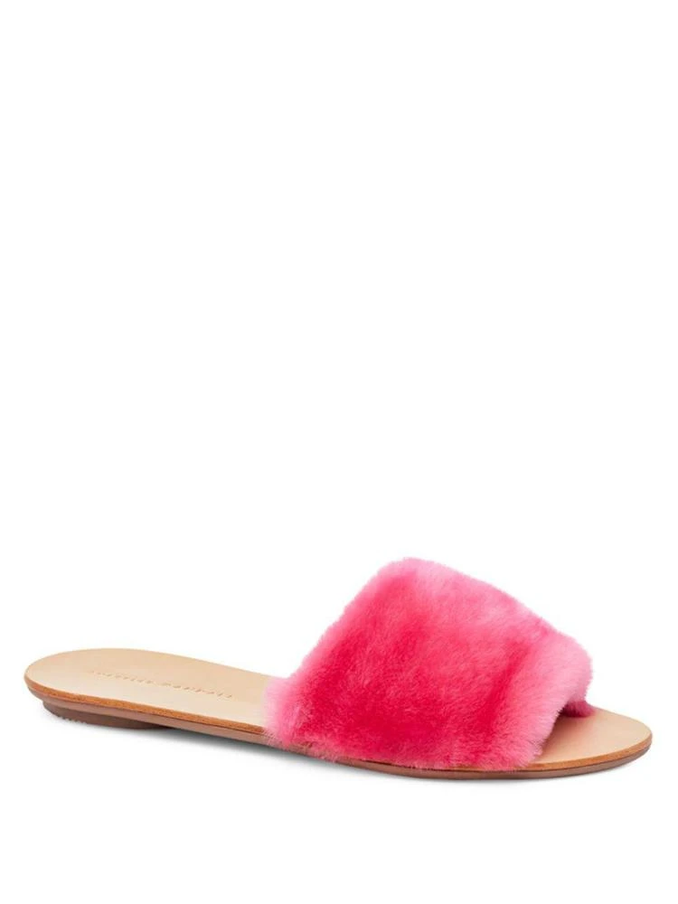 商品Loeffler Randall|Isabel Fur Slide Sandals,价格¥2071,第1张图片