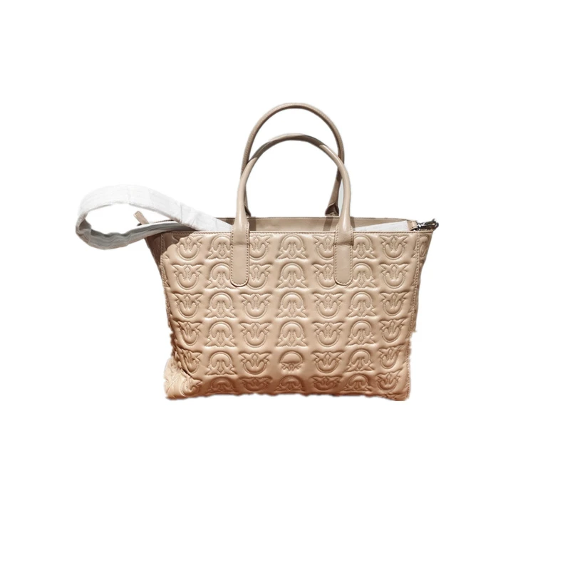 商品[国内直发] PINKO|品高女士羊皮托特包大号七夕礼物情人节礼物生日礼物,价格¥1918,第2张图片详细描述