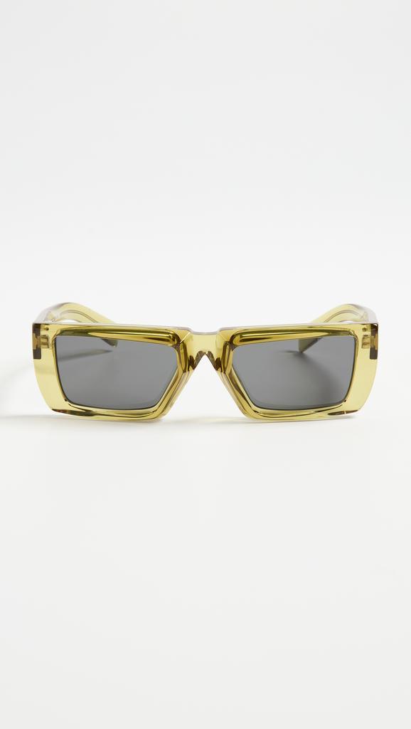 商品Prada|Prada 24YS Rectangle Runway Sunglasses,价格¥3319,第4张图片详细描述