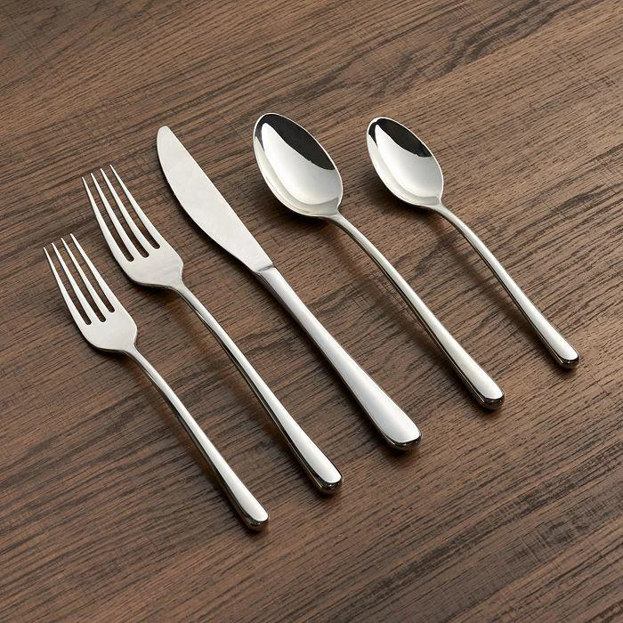 商品Cambridge Silversmiths|Silversmiths "Samantha Mirror" 20-Piece Flatware Set,价格¥1243,第3张图片详细描述
