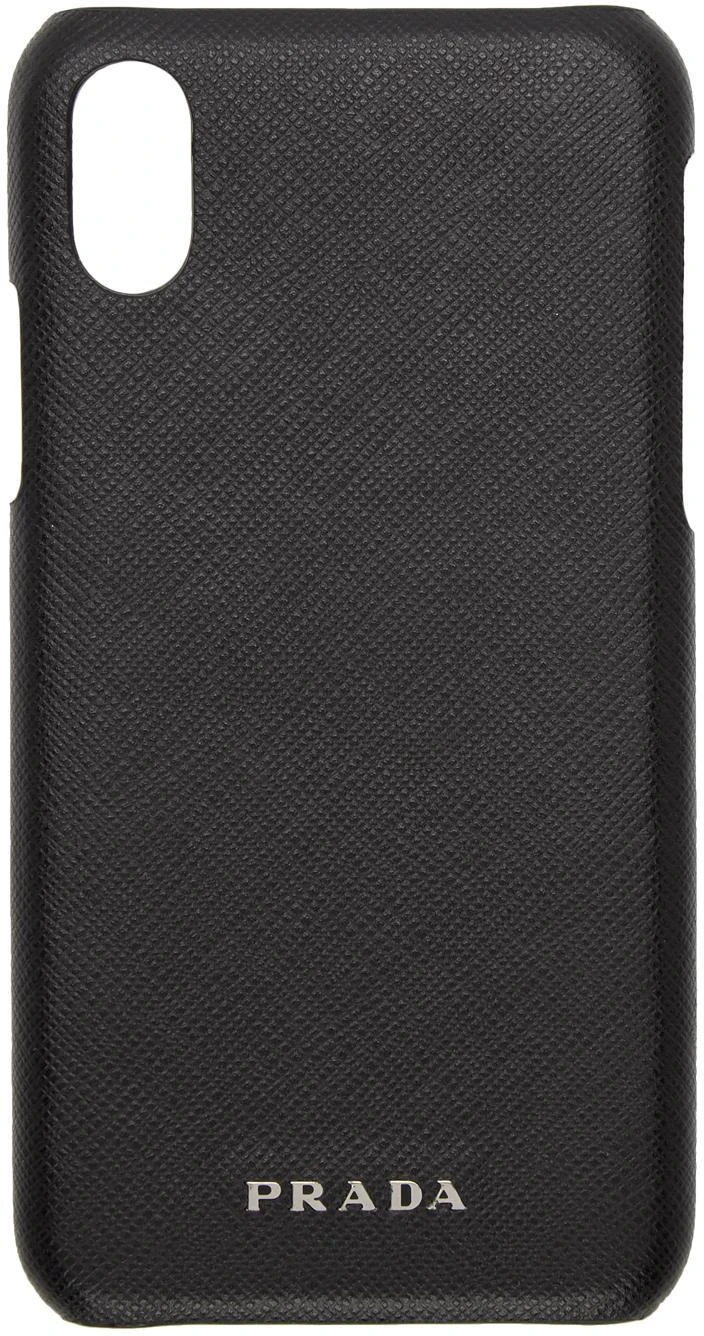 商品Prada|Black Saffiano iPhone X Case,价格¥1727,第1张图片