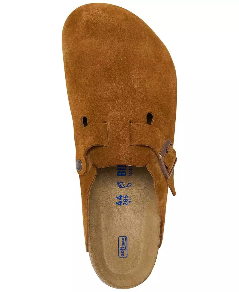 商品Birkenstock|Men's Boston Soft Footbed Suede Leather Clogs from Finish Line,价格¥1228,第4张图片详细描述