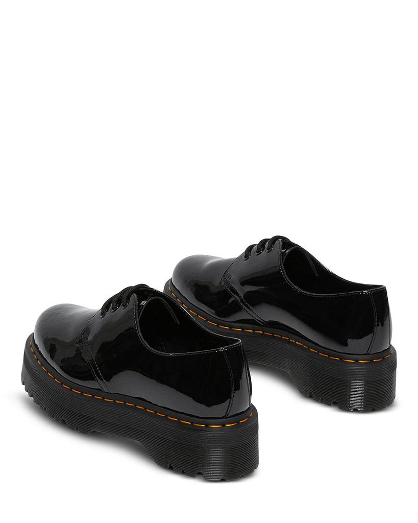 女式 1461 Quad-Black 系带厚底牛津鞋 商品第3张图片规格展示