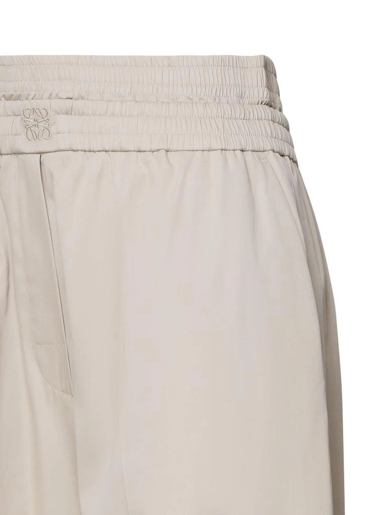 商品Loewe|Loewe Elasticated Waistband Wide-Leg Cropped Trousers,价格¥5009,第3张图片详细描述