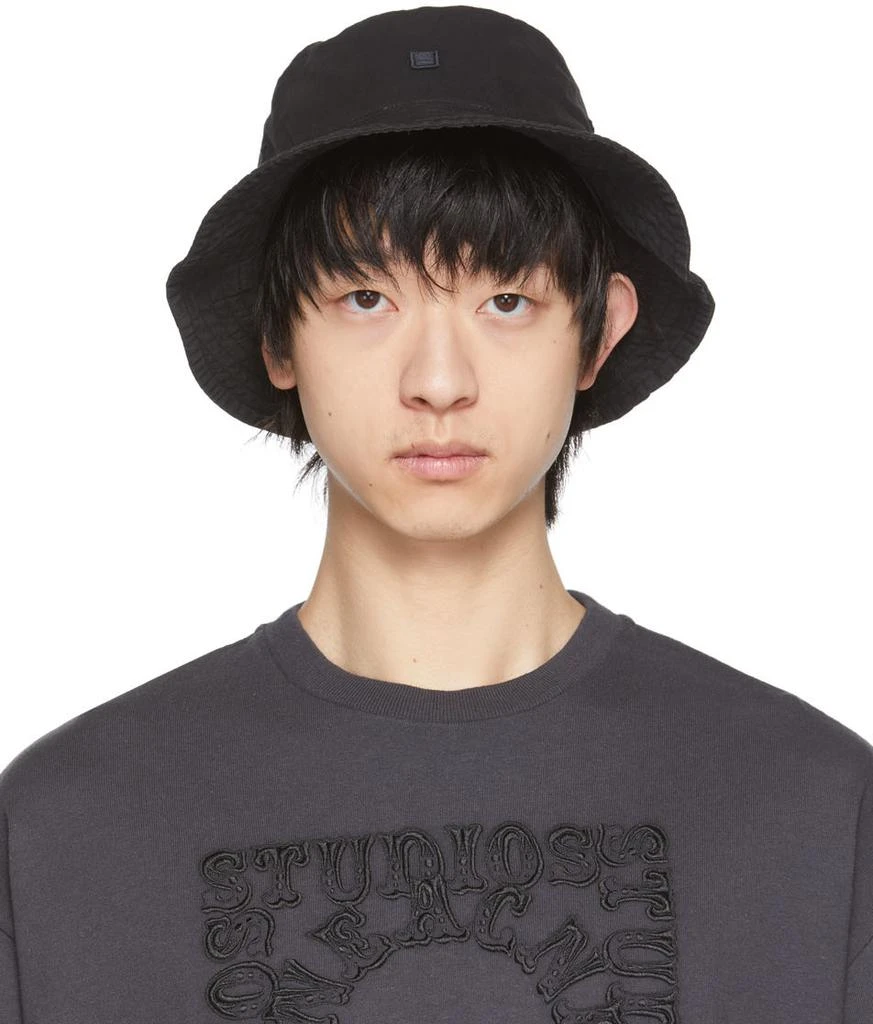 商品Acne Studios|Black Buko Face Bucket Hat,价格¥1119,第1张图片