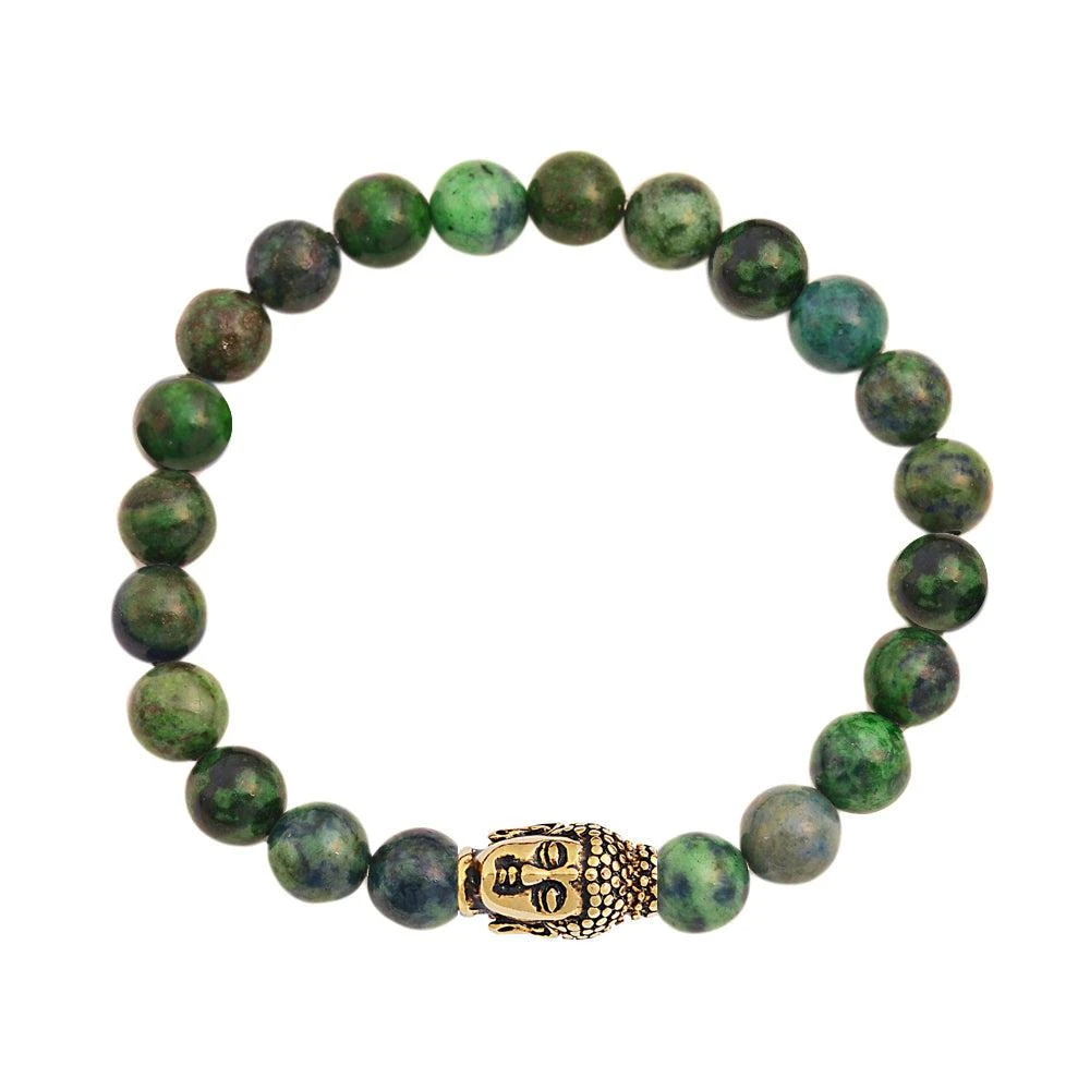 商品Stephen Oliver|18K Jade & Carved Buddha Bracelet,价格¥1513,第1张图片