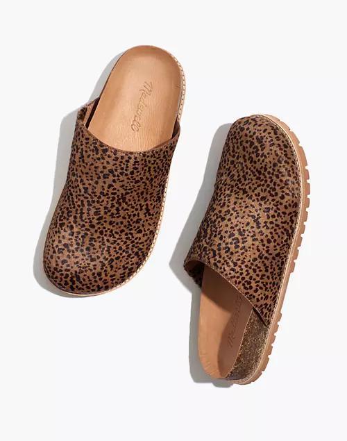 商品Madewell|The Layne Clog Mule in Calf Hair,价格¥439,第1张图片