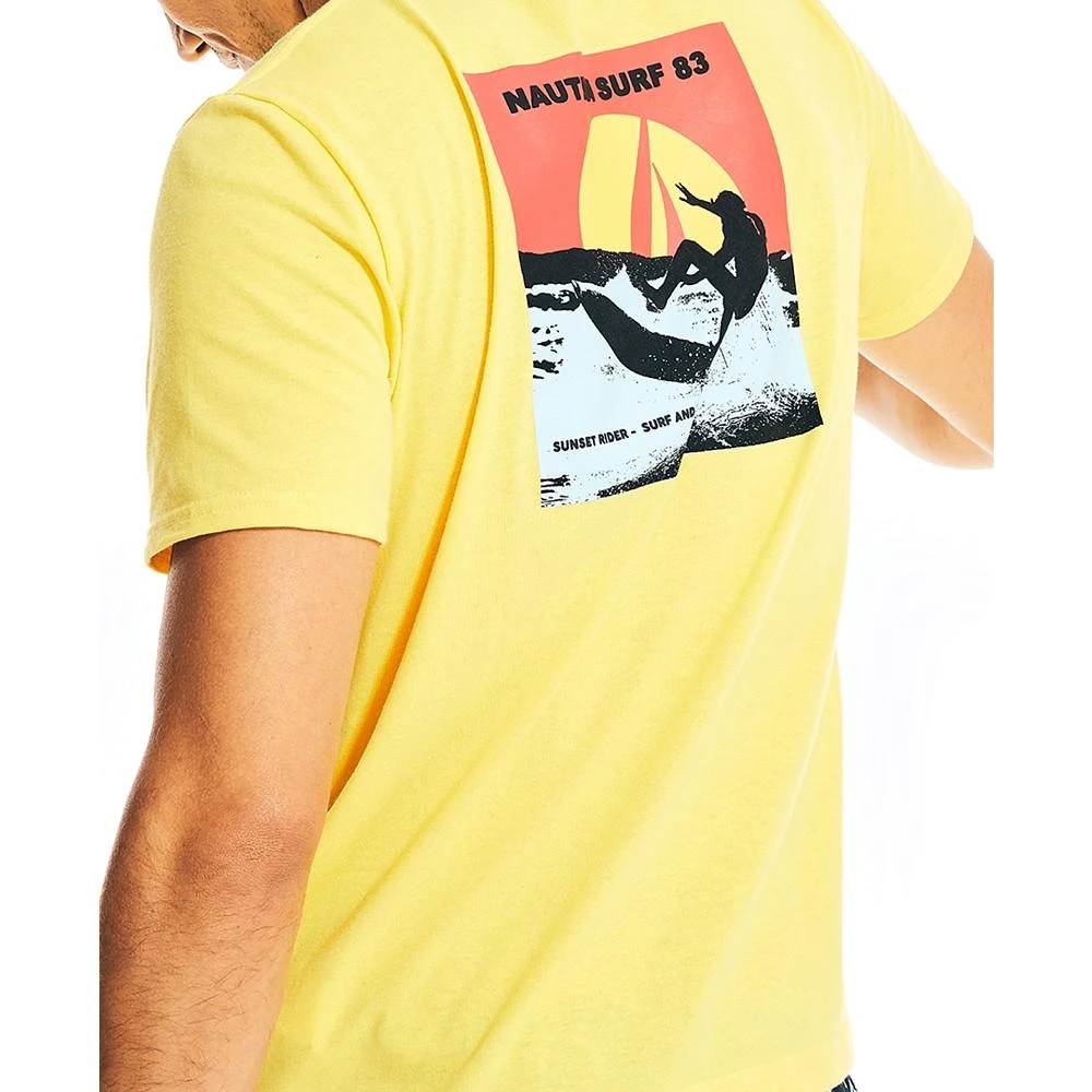 商品Nautica|Men's Sustainably Crafted Surf 83 Graphic T-Shirt,价格¥57,第3张图片详细描述