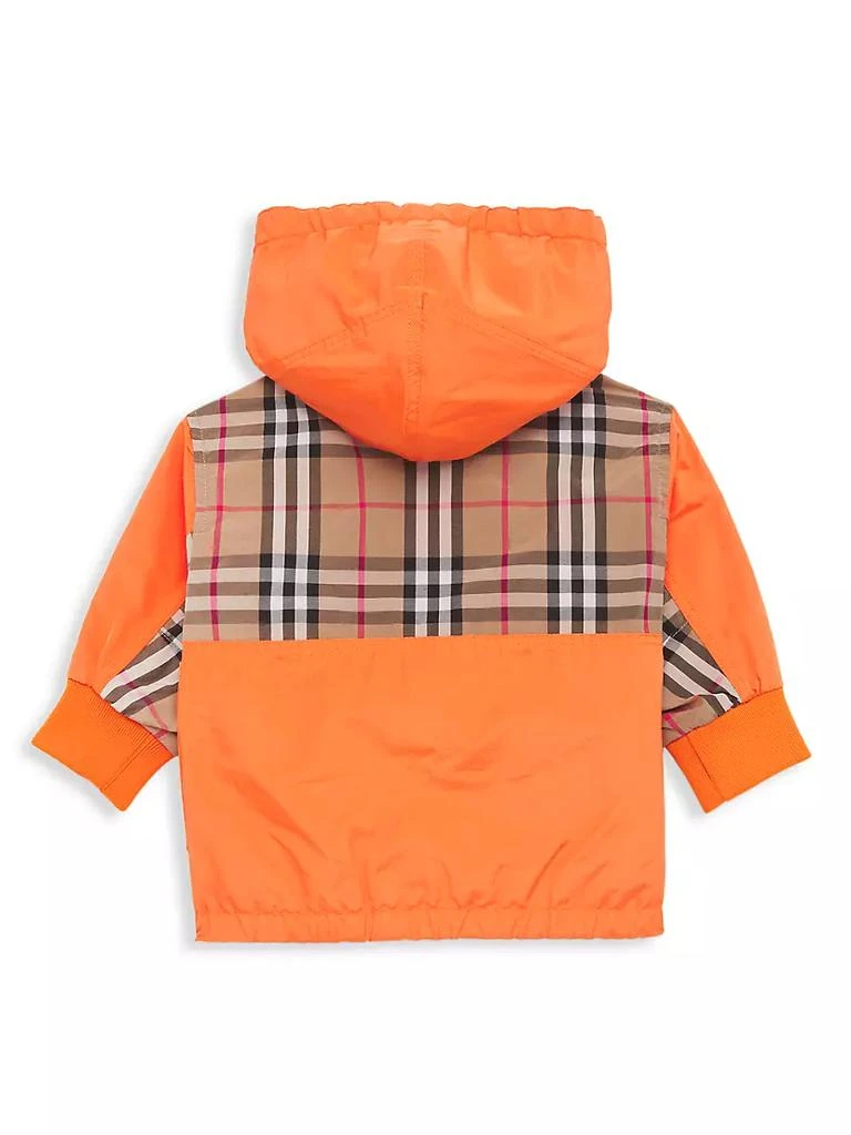 商品Burberry|Baby Boy's & Little Boy's Wilder Check Half-Zip Jacket,价格¥4128,第3张图片详细描述