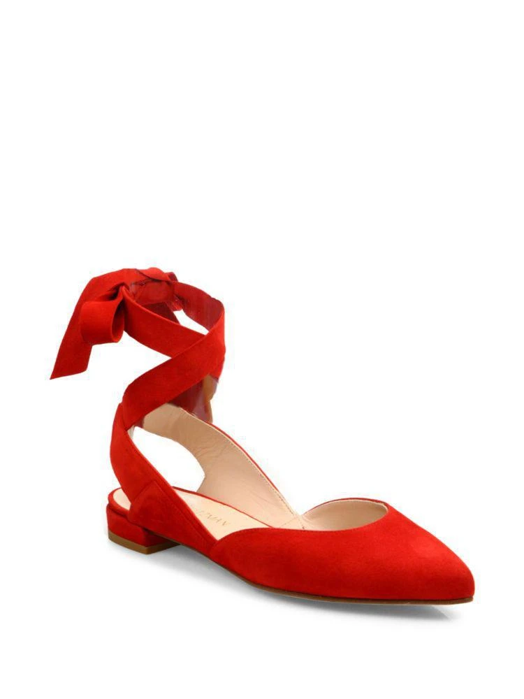 Supersonic Suede Lace-Up Flats 商品