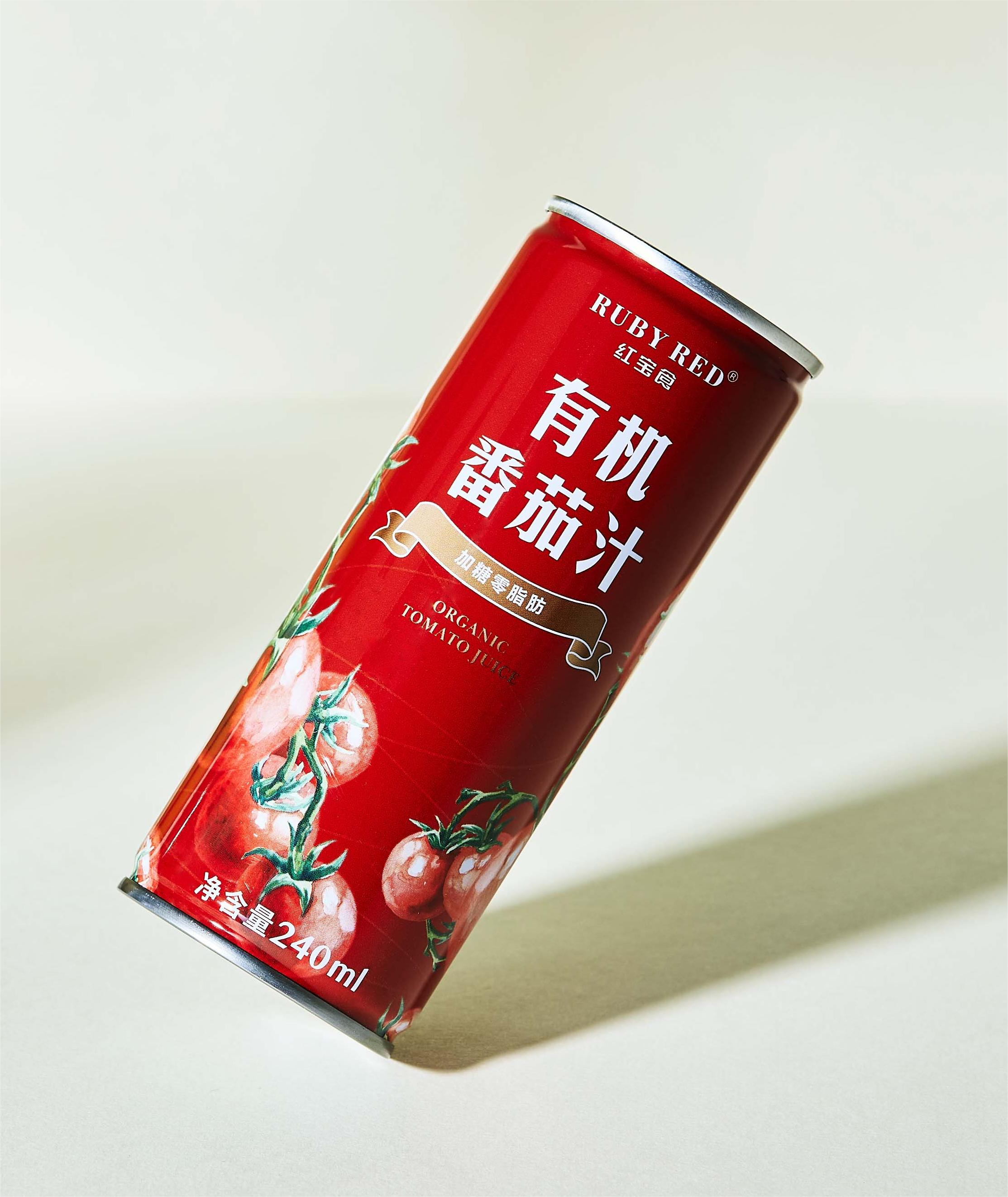 RUBY RED | RUBY RED红宝食有机番茄汁240ml*12罐加糖零添加 148.96元 商品图片