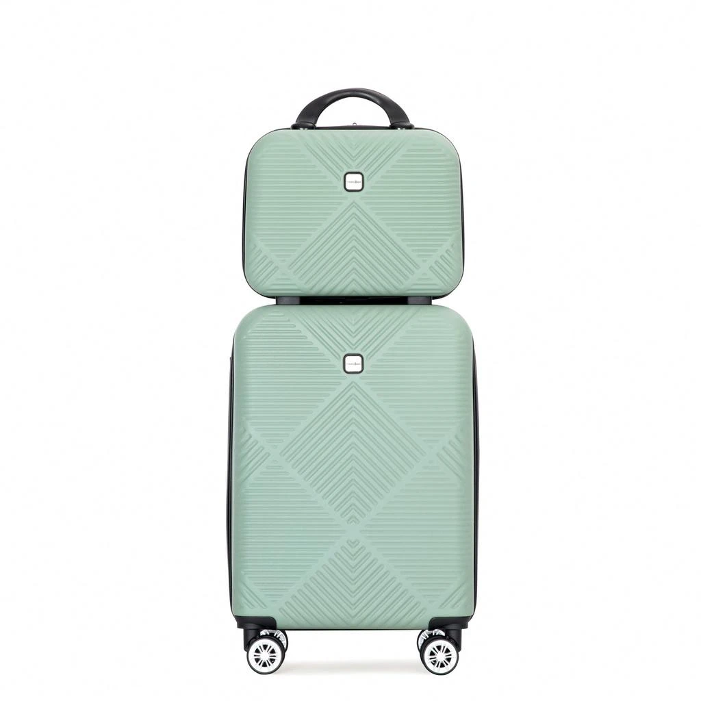 商品Streamdale Furniture|Streamdale Deluxe Two-Piece Carry-On and Cosmetic Case Set,价格¥857,第2张图片详细描述